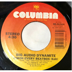 Big Audio Dynamite C'mon Every Beatbox USED VINYL 7INCH 45 RPM SINGLE
