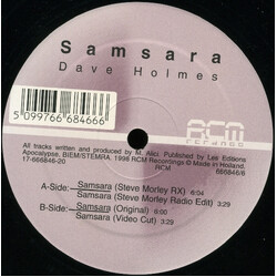 Dave Holmes Samsara USED VINYL 12INCH