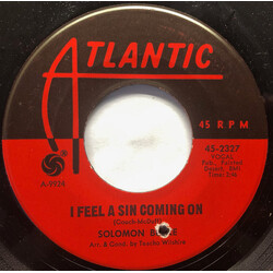 Solomon Burke I Feel A Sin Coming On USED VINYL 7INCH 45 RPM SINGLE