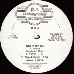MK II Used By DJ USED VINYL 12INCH 33 S RPM