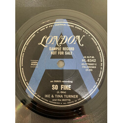 Ike & Tina Turner / The Ikettes So Fine USED VINYL 7INCH 45 RPM SINGLE PROMO