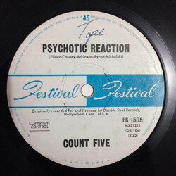Count Five Psychotic Reaction USED VINYL 7INCH 45 RPM