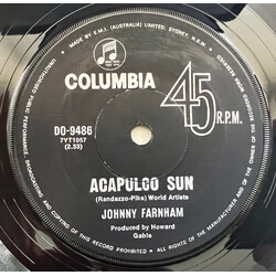 John Farnham Acapulco Sun / As Long As Life Goes On USED VINYL 7INCH 45 RPM SINGLE