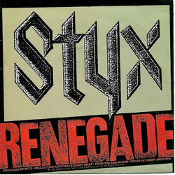 Styx Renegade USED VINYL 7INCH 45 RPM