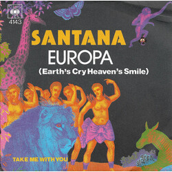 Santana Europa (Earth's Cry Heaven's Smile) USED VINYL 7INCH SINGLE 45 RPM