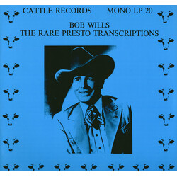 Bob Wills The Rare Presto Transcriptions Vinyl LP USED
