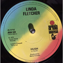 Linda Fletcher Hush USED VINYL 7INCH 45 RPM SINGLE