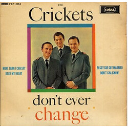 The Crickets (2) Don't Ever Change USED VINYL 7INCH 45 RPM EP