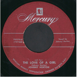 Johnny Horton (All For) The Love Of A Girl / Broken Hearted Gypsy USED VINYL 7INCH 45 RPM SINGLE