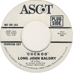 Long John Baldry Cuckoo USED VINYL 7INCH 45 RPM PROMO