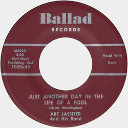 Art Lassiter And His Band Just Another Day In The Life Of A Fool / Bermuda USED VINYL 7INCH 45 RPM