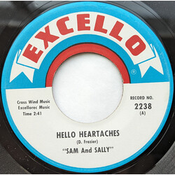 Sam And Sally Hello Heartaches USED VINYL 7INCH 45 RPM