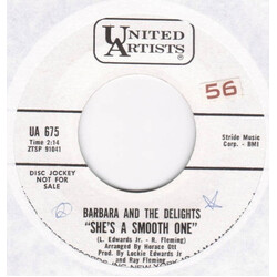 Barbara And The Delights She's A Smooth One / Shirley Got There Early USED VINYL 7INCH 45 RPM PROMO
