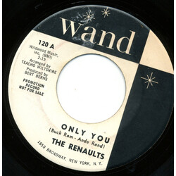 The Renaults (2) Only You USED VINYL 7INCH 45 RPM SINGLE PROMO