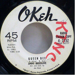 Jimmy Breedlove Queen Bee / Don't Let It Happen USED VINYL 7INCH 45 RPM SINGLE PROMO