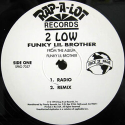 2 Low Funky Lil Brother USED VINYL 12INCH PROMO