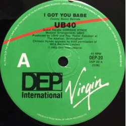 UB40 I Got You Babe USED VINYL 7INCH 45 RPM SINGLE