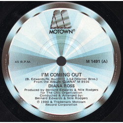 Diana Ross I'm Coming Out USED VINYL 7INCH 45 RPM SINGLE