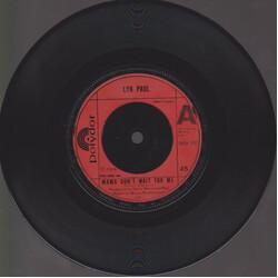 Lyn Paul Mama Don't Wait For Me USED VINYL 7INCH 45 RPM