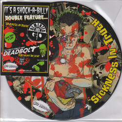 Demented Are Go / Deadbolt Sickness In Truth / Telephone The Dead USED VINYL 7INCH 45 RPM LIMITED EDITION PICTURE DISC