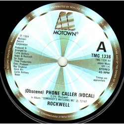Rockwell (Obscene) Phone Caller (Vocal) USED VINYL 7INCH 45 RPM SINGLE