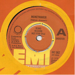 Shooter (4) Moneymaker USED VINYL 7INCH SINGLE PROMO