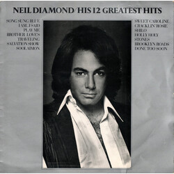 Neil Diamond His 12 Greatest Hits Vinyl LP USED