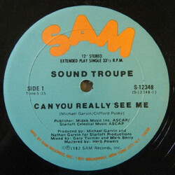 Sound Troupe Can You Really See Me USED VINYL 12INCH 33 S RPM SINGLE