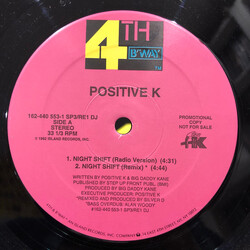 Positive K Night Shift USED VINYL 12INCH PROMO