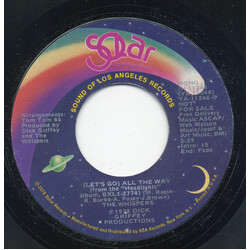 The Whispers (Let's Go) All The Way USED VINYL 7INCH SINGLE PROMO STYRENE STEREO MONO