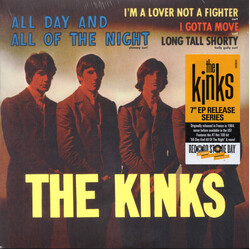 The Kinks All Day And All Of The Night USED VINYL 7INCH 45 RPM EP RECORD STORE DAY REISSUE