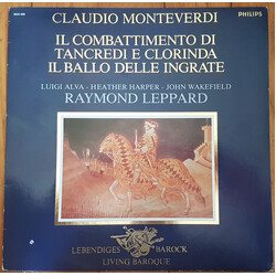 Claudio Monteverdi / Raymond Leppard Il Combattimento Di Tancredi E Clorinda - Il Ballo Delle Ingrate Vinyl LP USED