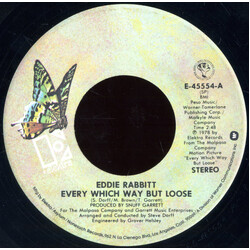Eddie Rabbitt Every Which Way But Loose USED VINYL 7INCH 45 RPM SINGLE STEREO