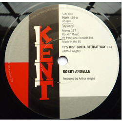 Bobby Angelle It's Just Gotta Be That Way USED VINYL 7INCH 45 RPM SINGLE