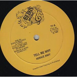 Horace Andy / Super Fred Tell Me Why / Them Send For Me USED VINYL 12INCH 45 RPM