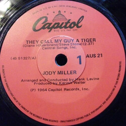 Jody Miller They Call My Guy A Tiger USED VINYL 7INCH 45 RPM SINGLE