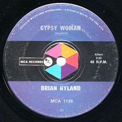 Brian Hyland Gypsy Woman / You And Me USED VINYL 7INCH SINGLE 45 RPM