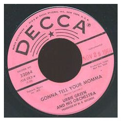 Urbie Green And His Orchestra Gonna Tell Your Momma / I'm Movin' Out USED VINYL 7INCH SINGLE 45 RPM PROMO