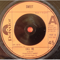 The Sweet Call Me USED VINYL 7INCH SINGLE 45 RPM