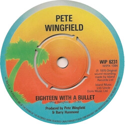 Pete Wingfield Eighteen With A Bullet USED VINYL 7INCH SINGLE 45 RPM REPRESS
