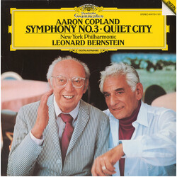 Aaron Copland / The New York Philharmonic Orchestra / Leonard Bernstein Symphony No. 3 / Quiet City Vinyl LP USED