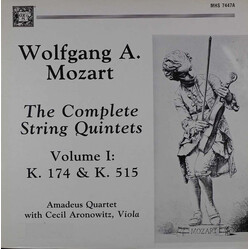 Wolfgang Amadeus Mozart / Amadeus-Quartett / Cecil Aronowitz The Complete String Quintets Volume I: K. 174 & K. 515 Vinyl LP USED