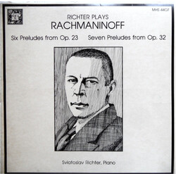 Sergei Vasilyevich Rachmaninoff / Sviatoslav Richter Richter Plays Rachmaninoff: Six Preludes From Op.23 - Seven Preludes From Op. 32 Vinyl LP USED