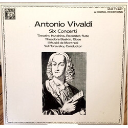 Antonio Vivaldi / Timothy Hutchins / Theodore Baskin / I Musici De Montréal / Yuli Turovsky Six Concerti Vinyl LP USED