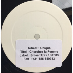 Chiqeau Cherchez La Femme USED VINYL 12INCH WHITE LABEL