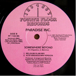 Paradise Inc. 11th Commandment / Somewhere Beyond USED VINYL 12INCH 33 S RPM