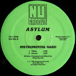 Assylum Instrumental Ward USED VINYL 12INCH 33 S RPM