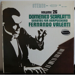 Fernando Valenti / Domenico Scarlatti Domenico Scarlatti Sonatas For Harpsichord Vol. 26 Vinyl LP USED