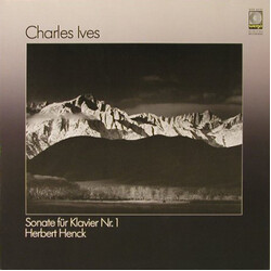 Charles Ives / Herbert Henck Sonate Für Klavier Nr. 1 Vinyl LP USED