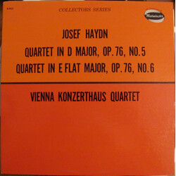 Joseph Haydn / Wiener Konzerthausquartett Quartet In D Major, Op.76, No.5 / Quartet In E Flat Major, Op.76, No.6 Vinyl LP USED